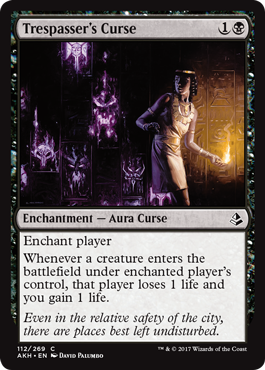 Trespasser's Curse (Amonkhet) Near Mint