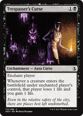 Trespasser's Curse (Amonkhet) Near Mint - Nick Nack's Full Frontal Attack