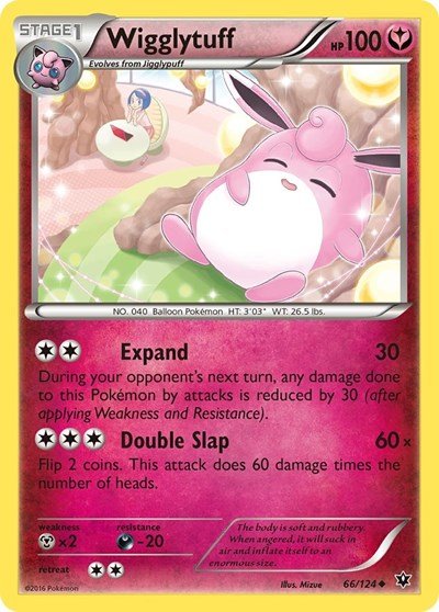 Wigglytuff (XY - Fates Collide) Heavy Play - Nick Nack's Full Frontal Attack