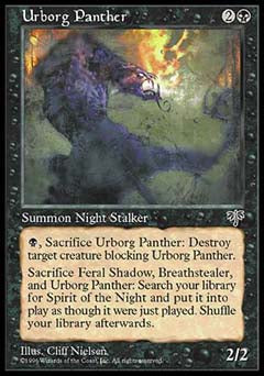 Urborg Panther (Mirage) Light Play - Nick Nack's Full Frontal Attack
