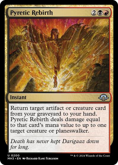 Pyretic Rebirth (Modern Horizons 3) Near Mint - Nick Nack's Full Frontal Attack