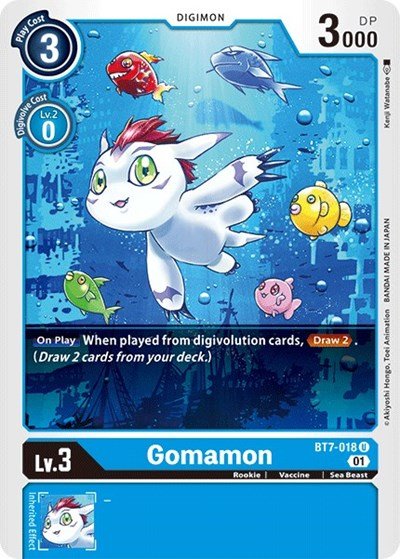 Gomamon (The Next Adventure) Near Mint - Nick Nack's Full Frontal Attack