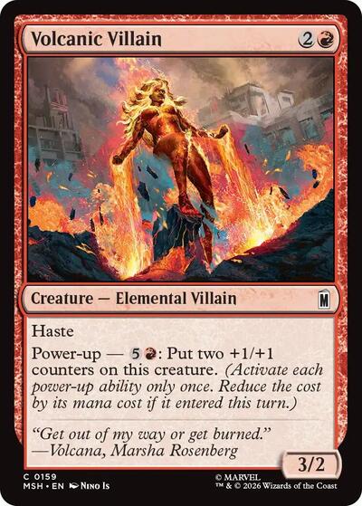 Volcanic Villain (Marvel Super Heroes) Near Mint - Nick Nack's Full Frontal Attack