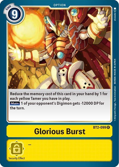 Glorious Burst (Release Special Booster) Near Mint - Nick Nack's Full Frontal Attack