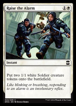 Raise the Alarm (Eternal Masters) Near Mint - Nick Nack's Full Frontal Attack