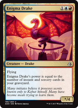 Enigma Drake (Amonkhet) Near Mint - Nick Nack's Full Frontal Attack