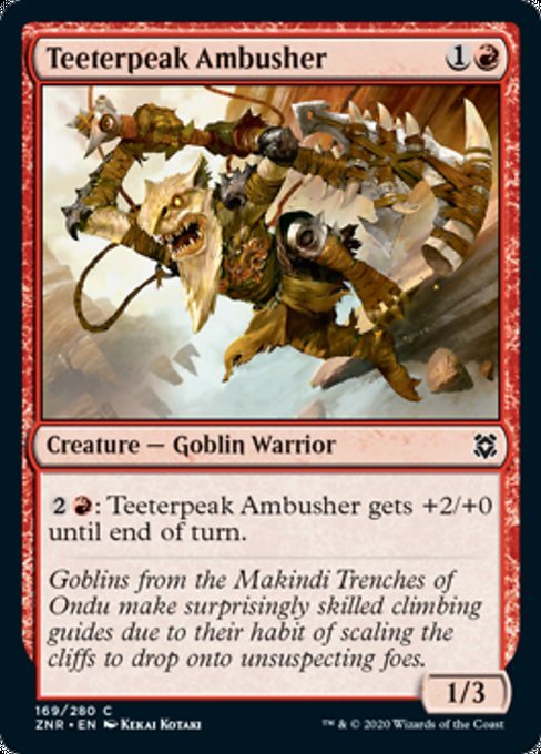 Teeterpeak Ambusher (Zendikar Rising) Near Mint - Nick Nack's Full Frontal Attack