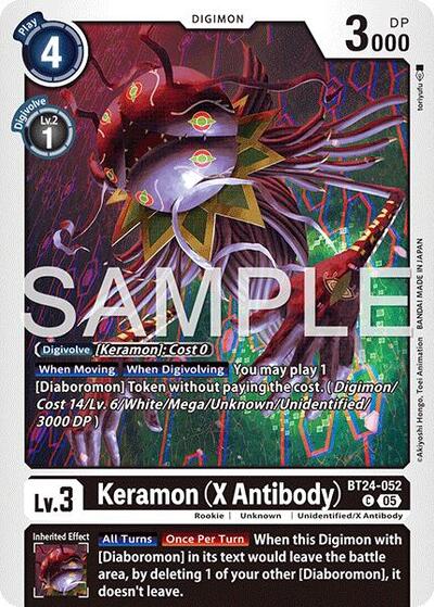 Keramon (X Antibody) (Time Stranger) Near Mint - Nick Nack's Full Frontal Attack