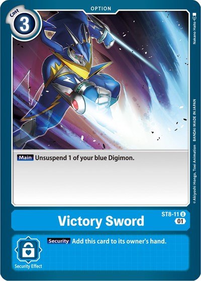 Victory Sword (Starter Deck 08: Ulforce Veedramon) Near Mint - Nick Nack's Full Frontal Attack