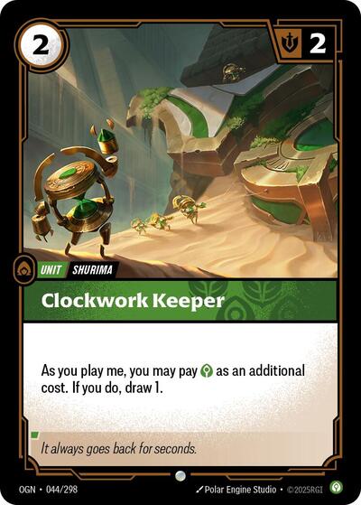 Clockwork Keeper (Origins) Near Mint - Nick Nack's Full Frontal Attack