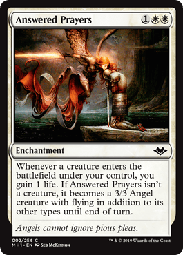 Answered Prayers (Modern Horizons) Near Mint - Nick Nack's Full Frontal Attack