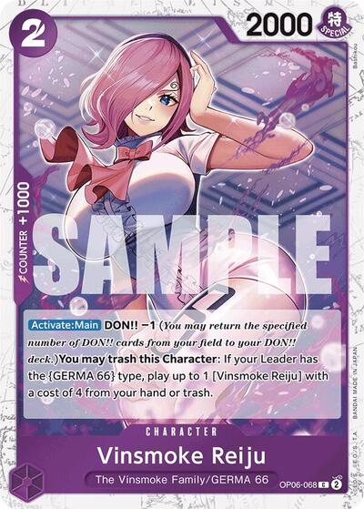 Vinsmoke Reiju (OP06-068) (Jolly Roger Foil) (Premium Booster) Near Mint Foil