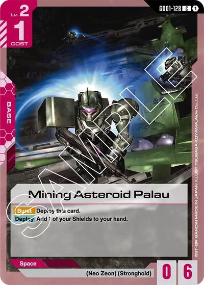 Mining Asteroid Palau (Newtype Rising) Near Mint - Nick Nack's Full Frontal Attack