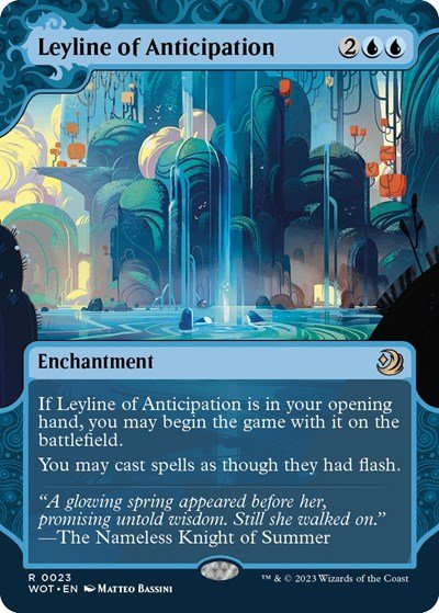 Leyline of Anticipation (Wilds of Eldraine: Enchanting Tales) Near Mint - Nick Nack's Full Frontal Attack