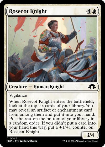 Rosecot Knight (Modern Horizons 3) Near Mint - Nick Nack's Full Frontal Attack