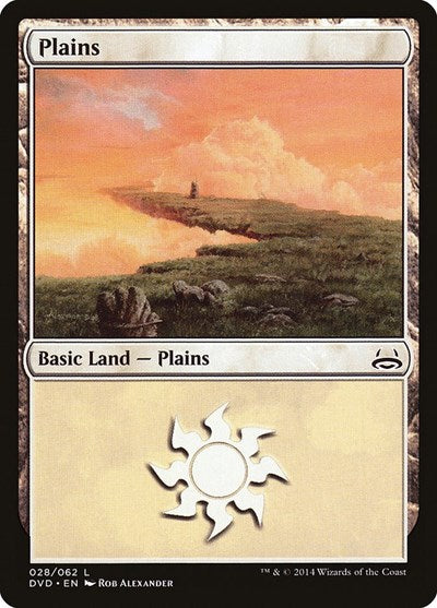 Plains (28) (Divine vs. Demonic) (Duel Decks: Anthology) Near Mint
