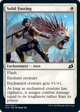 Solid Footing (Ikoria: Lair of Behemoths) Near Mint - Nick Nack's Full Frontal Attack