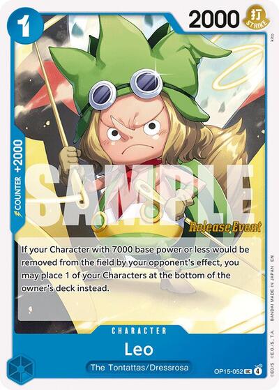 Leo (Adventure on Kami's Island Release Event Cards) Near Mint - Nick Nack's Full Frontal Attack