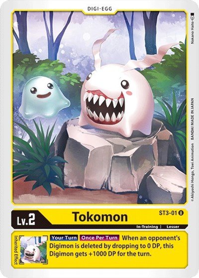 Tokomon (Starter Deck 03: Heaven's Yellow) Near Mint - Nick Nack's Full Frontal Attack