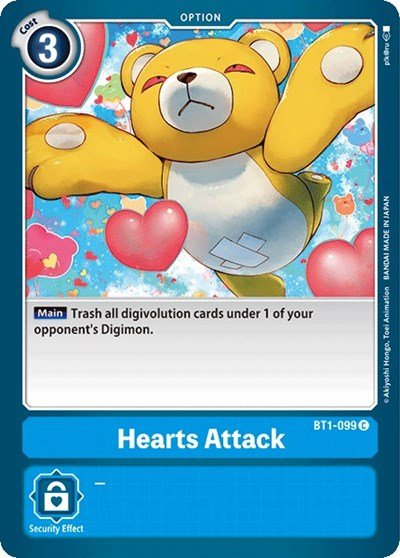 Hearts Attack (Release Special Booster) Near Mint - Nick Nack's Full Frontal Attack