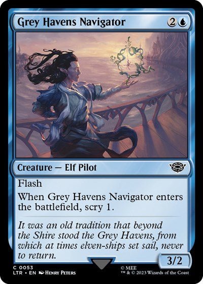 Grey Havens Navigator (Universes Beyond: The Lord of the Rings: Tales of Middle-earth) Near Mint - Nick Nack's Full Frontal Attack