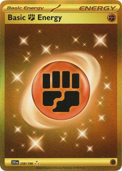 Basic Fighting Energy - 258 (Scarlet and Violet: Base Set) Near Mint Holofoil - Nick Nack's Full Frontal Attack