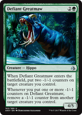 Defiant Greatmaw (Amonkhet) Near Mint - Nick Nack's Full Frontal Attack