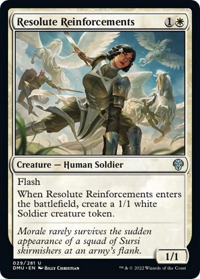 Resolute Reinforcements (Dominaria United) Near Mint - Nick Nack's Full Frontal Attack