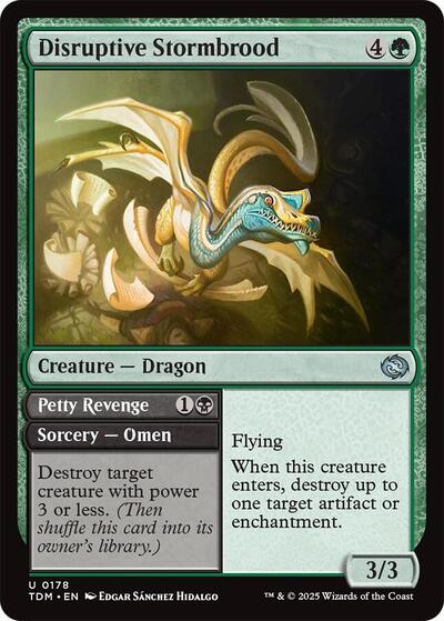 Disruptive Stormbrood (Tarkir: Dragonstorm) Near Mint - Nick Nack's Full Frontal Attack