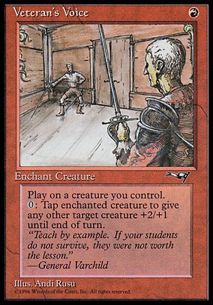 Veteran's Voice (Standing by Door) (Alliances) Light Play - Nick Nack's Full Frontal Attack
