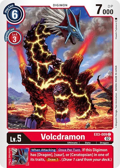 Volcdramon (Draconic Roar) Near Mint - Nick Nack's Full Frontal Attack
