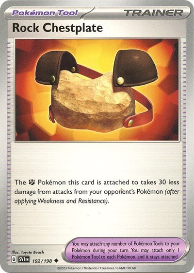Rock Chestplate (Scarlet and Violet: Base Set) Near Mint - Nick Nack's Full Frontal Attack