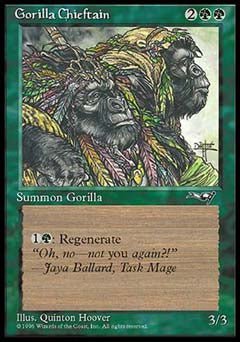 Gorilla Chieftain (2 Gorillas) (Alliances) Light Play - Nick Nack's Full Frontal Attack