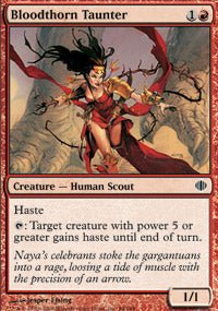 Bloodthorn Taunter (Shards of Alara) Light Play - Nick Nack's Full Frontal Attack