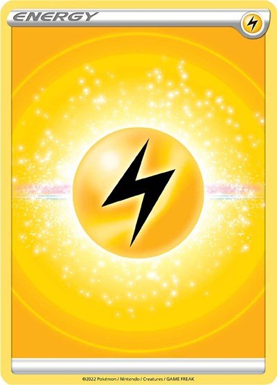 Lightning Energy (2022 Unnumbered) (SWSH09: Brilliant Stars) Medium Play Reverse Holofoil - Nick Nack's Full Frontal Attack