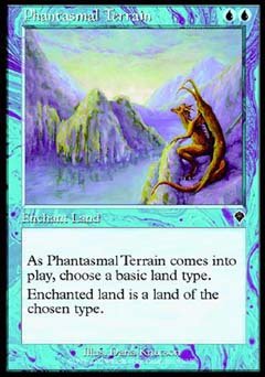 Phantasmal Terrain (Invasion) Light Play Foil - Nick Nack's Full Frontal Attack