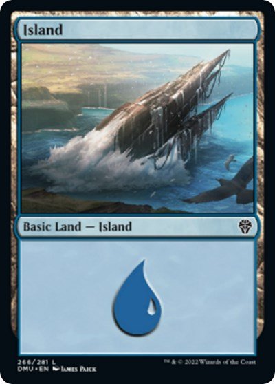 Island (266) (Dominaria United) Near Mint - Nick Nack's Full Frontal Attack