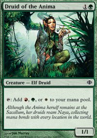 Druid of the Anima (Shards of Alara) Light Play - Nick Nack's Full Frontal Attack