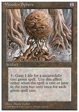 Wooden Sphere (4th Edition) Light Play - Nick Nack's Full Frontal Attack