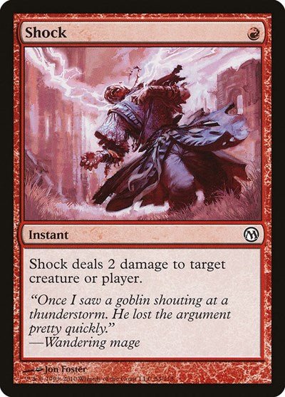 Shock (Duels of the Planeswalkers) Near Mint - Nick Nack's Full Frontal Attack
