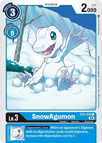 SnowAgumon (Draconic Roar) Near Mint - Nick Nack's Full Frontal Attack