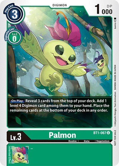 Palmon (Official Tournament Pack Vol.3) (Release Special Booster) Near Mint - Nick Nack's Full Frontal Attack