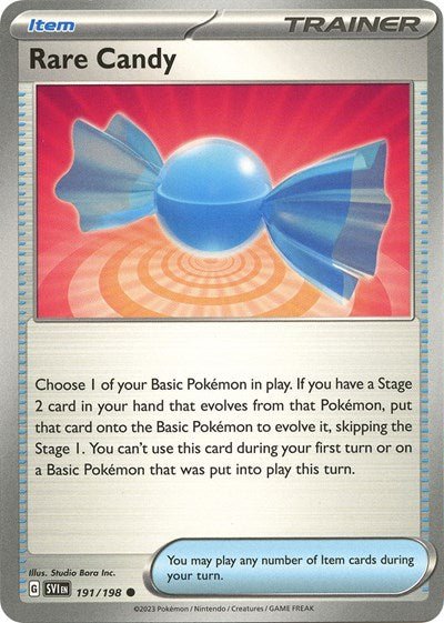 Rare Candy - 191 (Scarlet and Violet: Base Set) Near Mint - Nick Nack's Full Frontal Attack
