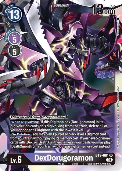 DexDorugoramon (X Record) Near Mint Foil - Nick Nack's Full Frontal Attack