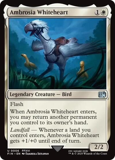 Ambrosia Whiteheart (Universes Beyond: FINAL FANTASY) Near Mint - Nick Nack's Full Frontal Attack