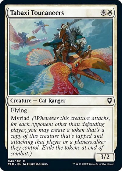 Tabaxi Toucaneers (Commander Legends: Battle for Baldur's Gate) Near Mint - Nick Nack's Full Frontal Attack