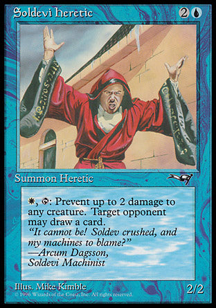 Soldevi Heretic (Red Robe) (Alliances) Light Play - Nick Nack's Full Frontal Attack