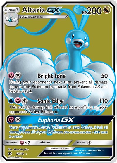 Altaria GX (Full Art) (Dragon Majesty) Near Mint Holofoil