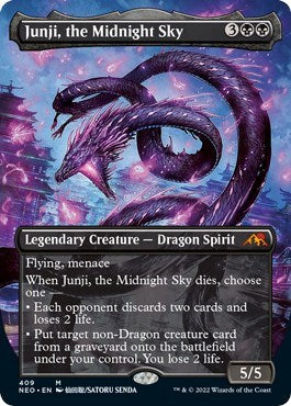 Junji, the Midnight Sky (Borderless) (Kamigawa: Neon Dynasty) Near Mint