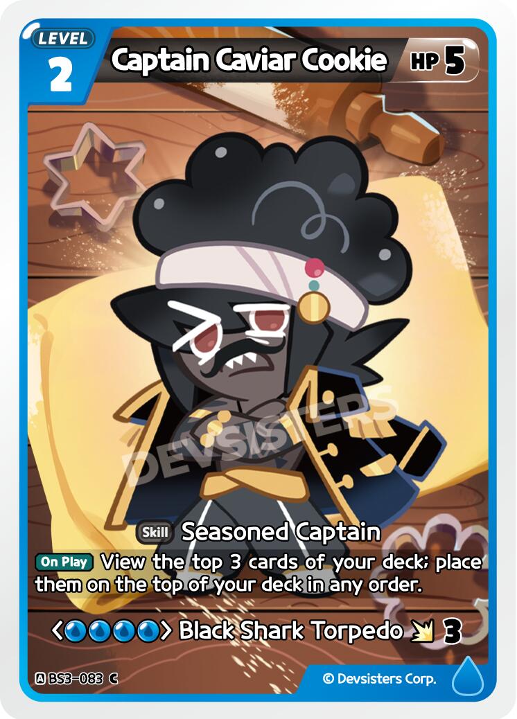 Captain Caviar Cookie